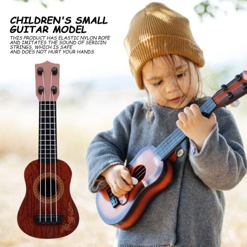 Kids Ukulele Toys Small Guitar Musical Toy Classical String Instrument Early Eudcational Toys for Baby Children Gifts