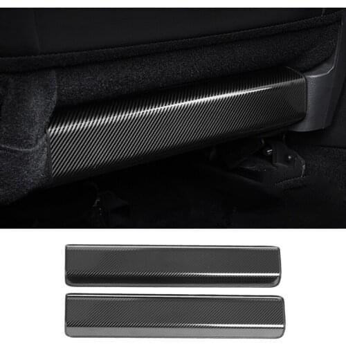 For Mazda 3 Axela BP 2017-2019 2020 2021 Accessories Car Seat Anti-Kick Pad Mat Carbon Protection Pedal Cover Interior Mouldings