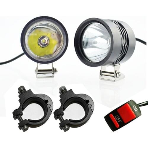 Motorcycle Headlight led 40W 12V U2 motor auxiliary lamp 6500K Offroad truck SUV Spotlight automobile driving working lights