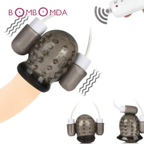 Penis Massager Vibrator For Men Glande Training G spot Stimulate Climax lasting Masturbation Massager Adult Sex Products For Men