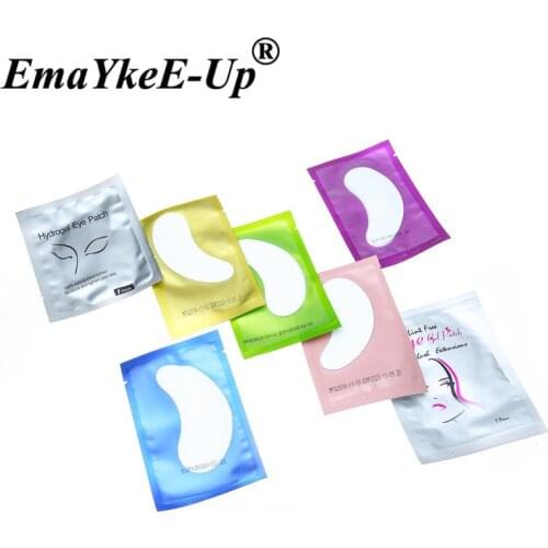 500pairs New Paper Patches Eyelash Under Eye Pads Lash Eyelash Extension Paper Patches Eye Tips Sticker Wraps Make Up Tools