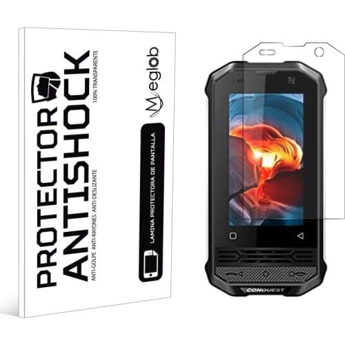 Screen Anti-shock protector Anti-scratch Anti-Shatter compatible with Conquest F2