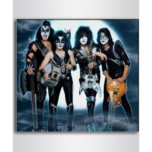 Rock Band music Full square 5D DIY Diamond embroidery diamond painting Cross Stitch Rhinestone mosaic Famous rock band Art