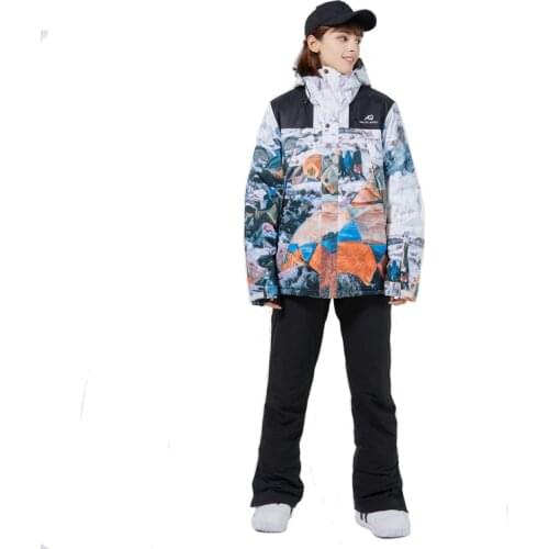 Womens Ski Suits Winter Windproof Waterproof Warm Snowboard Suits Women Outdoor Snow Jacket and Ski Pants Set Winter Jacket