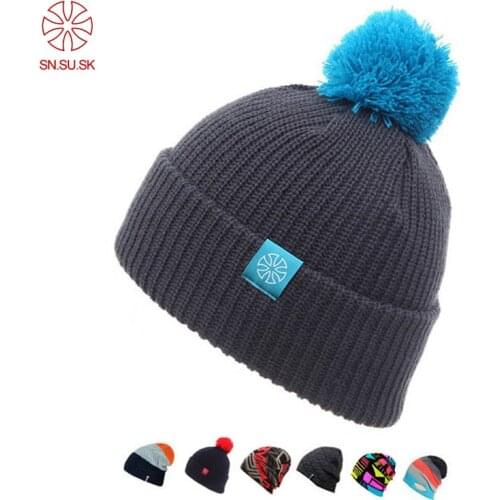 Touca Winter Hat Knitted Beanies Hats For Men Women Caps Skullies Gorros Casual Outdoor Sport Bonnet Ski Mask Beanie Cap
