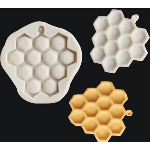 1PCS DIY Honeycomb Cakes Molds Silicone Mold Fondant Cake Chocolate Soap Candy Biscuit Sugar Mold Baking Kitchen Accessories