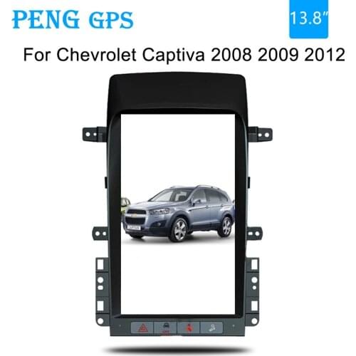 13.8" Tesla style Android 6.0 2GB 32 or 64GB Car Radio GPS Headunit For Chevrolet Captiva 2008 2009 2012 Auto Audio FM