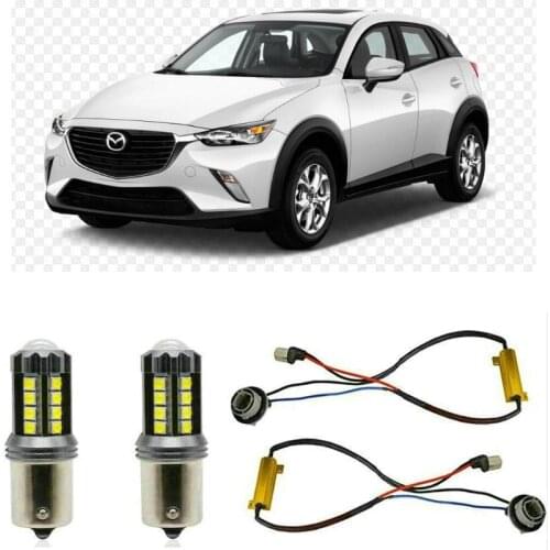 Fog lamps for MAZDA CX-3 DK Stop lamp Reverse Back up bulb Front Rear Turn Signal error free 2pc