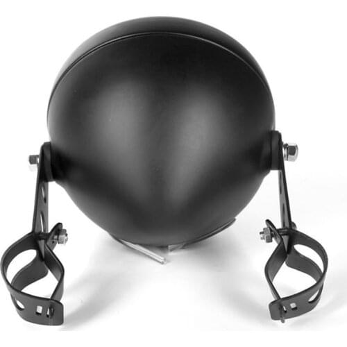 5.75 Inch Motorcycle Headlight Housing Bracket 5 3/4" LED Headlights Outer Cover Chrome or Black stainless steel