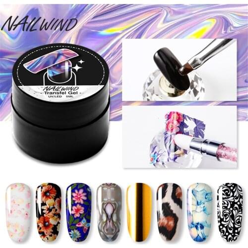 5ml Nail Foil Starry Sky Nail Foils Manicure Nail Art Glue Clear Adhesive Star Glue for Nail Foils Transfer Nail Gel Polish