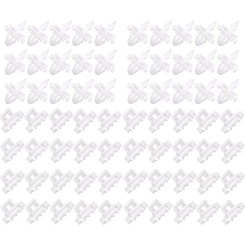 70Pcs/Set Door Quarter Panel Moulding Trim Clip Clamp Fairing A0019884981 Fit for Mercedes Benz A124 C124 W124 S124 W201 1993