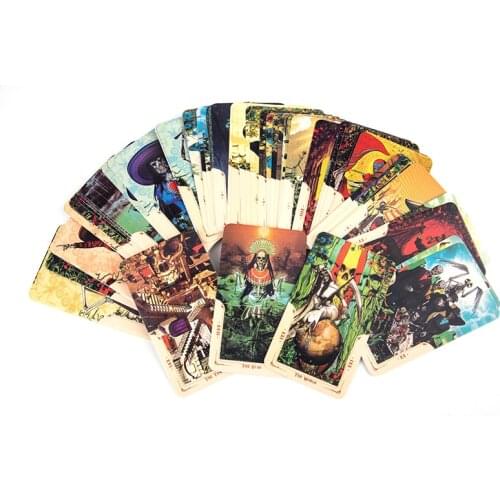 78Pcs Deck Oracles Mysterious Divination Santa Muerte Tarot Cards Board Game