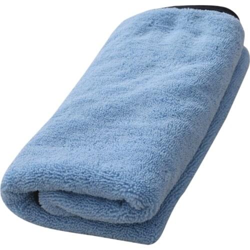 90cmx60cm Large Microfiber Drying Towel Car Cleaning Cloths Cloth Auto Care Blue
