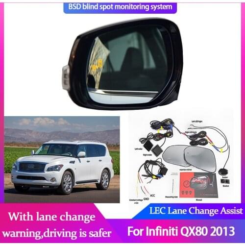 Car BSA BSM BSD for Infiniti QX80 2013 Blind Spot Radar Detection System Microwave Sensor Change Driving Reversing Radar Sensor