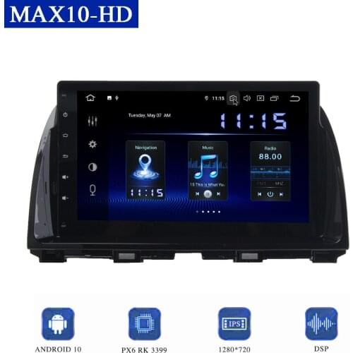 Dasaita for Mazda CX-5 CX5 2012 2013 2014 2015 10.2" Android Car Radio DSP Multimedia CarPlay 4GB+64GB 1280 HD Screen