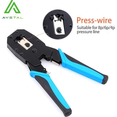 Free Shipping Network Cable Stripping Pliers HT-315 Cuts Strips Crimps 3 In 1 Modular Crimping Tool For RJ45 RJ11 Network Cable