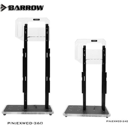 Barrow ITX Case, Laptop, External Water Cooling Bracket Radiator, Refitting External Cooling System EXWCD-240/360