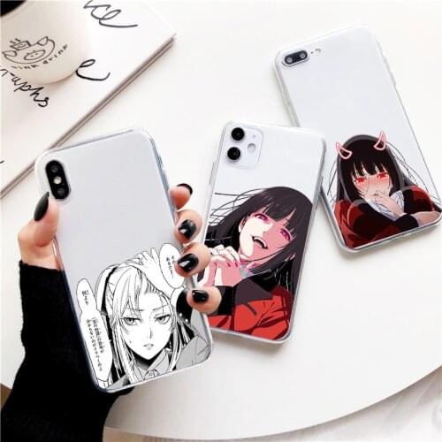 Anime Kakegurui Jabami Yumeko Case For Xiaomi Redmi Mi Note 10 S 10T 11 9 9S 9C 9A 8 8T 7 6 5 Lite Pro Max Poco F3 X3 NFC Funda