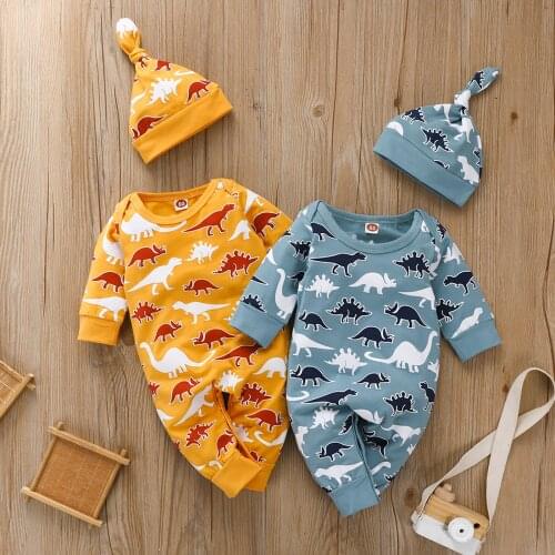 Newborn Baby winter clothes 2pcs baby boys girls rompers long Sleeve clothing roupas infantis menino Overalls Costumes