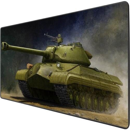 XGZ Large gaming mousepad mechanical tank pattern HD printing desk mat pc notebook keyboard pad rubber anti-skid support custom