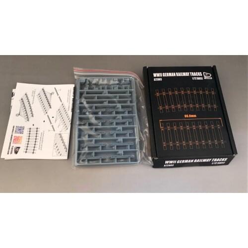 T-MODEL A72003 1/72 WWII German Railway Tracks Model Kit