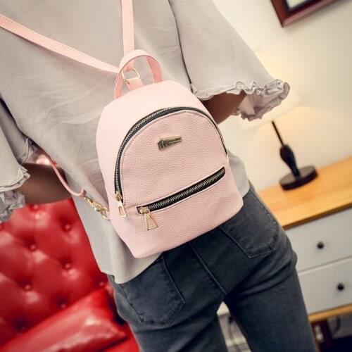 Fashion Backpack Canvas Women Backpack Leather Anti-theft Shoulder Bag New School Bag for Teenager Girls School Backapck Female