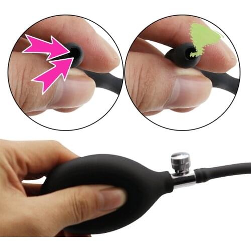 Inflatable Male Penis Plug Urethra Catheter Tube Urethra Block Horse Eye Stimulation men gay sex Toys for Woman Vaginal cleaner