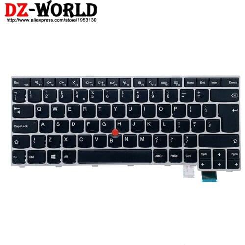 New Original GB UK English Keyboard for Lenovo Thinkpad 13 S2 2nd T460S T470S Laptop Teclado 01AV029 01AV069