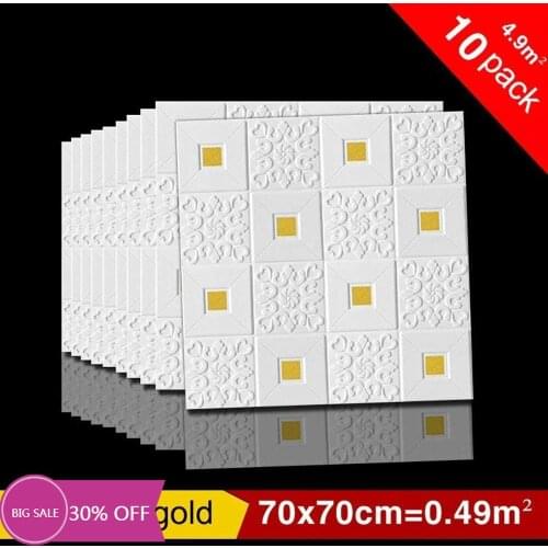 Novelty Wall Stickers 3D Self-Adhesive Wall Sticker Wallpaper Waterproof Pe Foam Wall Panel for Wall Ceiling Bedroom Decoration