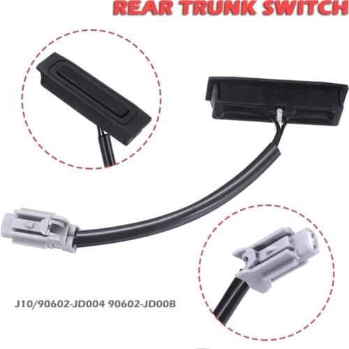 For Nissan Qashqai 06-14 1pc Car Auto Rear Trunk Tailgate Switch Opening Release 90602-JD00B Accessories Parts