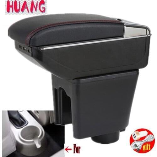 For Chevrolet Aveo Armrest For Chevrolet Lova /T200/T250 2002-2011 Armrest box Car Retrofit parts Interior Storage box parts USB