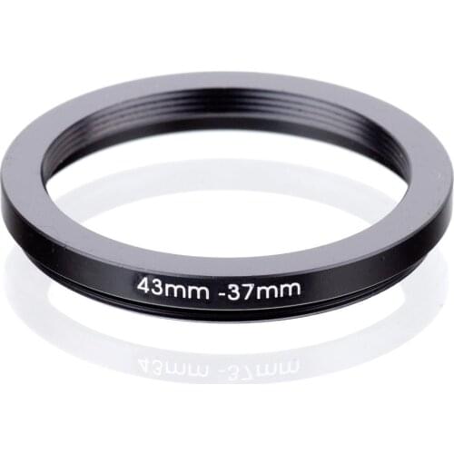 RISE(UK) 43mm-37mm 43-37mm 43 to 37 Step down Ring Filter Adapter black