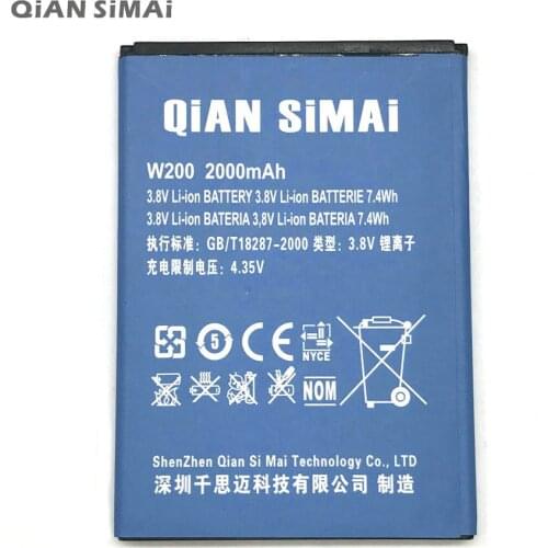 QiAN SiMAi 2000mAh Lithium-ion Battery For dexp ixion ms 5 inch Mobile Phone Batterie Batterij + Tracking Code
