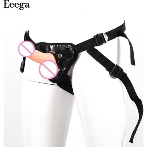 Realistic Wear Dildo Strap-On Penis Sex Toys for Women Men Gay Masturbation Clitoris Stimulator Dildo Wearing Pants