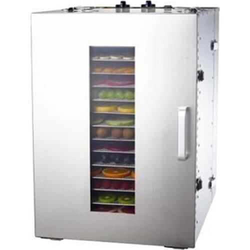 16 Tray Fruit Dehydrator Machine Fruit Vegetable Meat Herbal Tea Fish Dryer Food Dryer