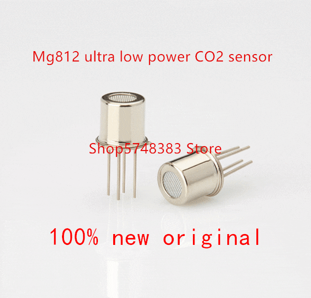 1PCS/LOT MG812 ultra low power CO2 sensor MG811 electrolyte CO2 sensor air quality detector carbon dioxide sensor