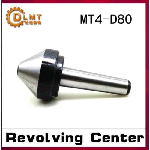 1PC MT3 MT4 80 Umbrella Revolving Center rotation top for lathe machine Rotary center Bull nose live center
