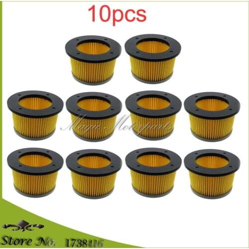 10x Air Filter For TECUMSEH 30727 H30 H70 HH60 HH70 V70 for 2.5 thru 8HP JOHN DEERE AM30900 CUB CADET TC-30727 488619 488619-R1