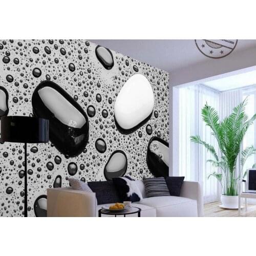 Custom 3d photo wall paper Stone Beads 3D stereoscopic TV background wallpaper the living room bedroom 3d photo wallpaper