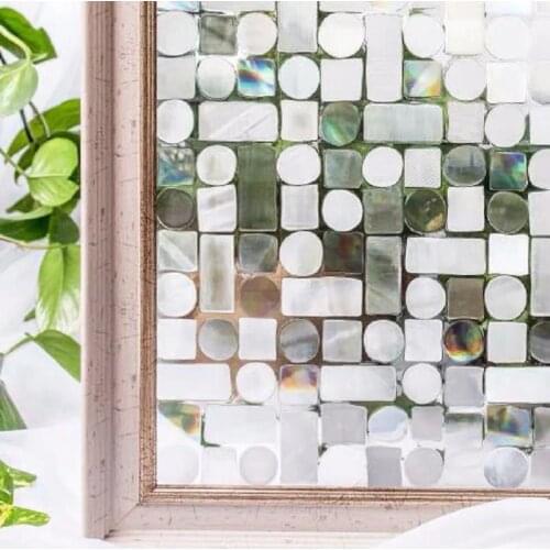 3D laser window film on glass sticker Stained bathroom Table PVC home Self-Adhesive decorative Vinyl film for furniture 45*300cm