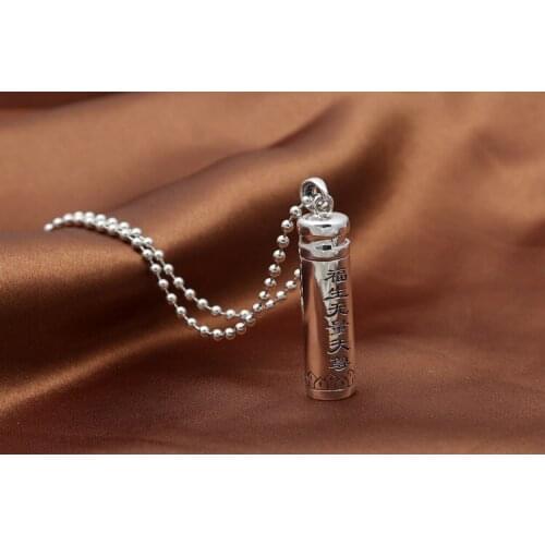 925 STERLING SILVER memorial Cremation Jewelry Ash Pendant charm Urn Keepsake open locket A5080