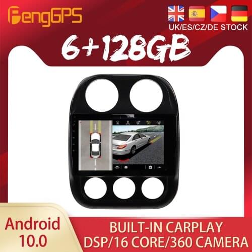 Android 10 PX6 DSP For JEEP Commander 2016 2017-2019 Car DVD GPS Navigation Auto Radio Stereo Video Multimedia Player HeadUnit