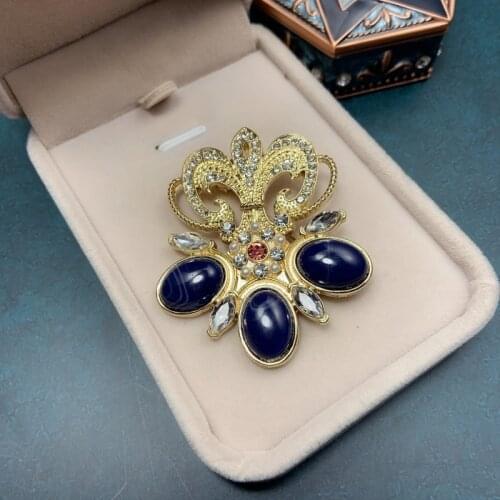 Ydgy antique enamel color treasure Brooch Enamel Brooch Pin pin pin badge anti walk resin Brooch accessories