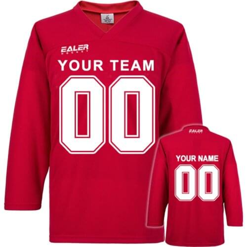 COLDOUTDOOR Free shipping Ice Hockey practice jerseys with your name,number,team name and black,blue,red,yellow,white color