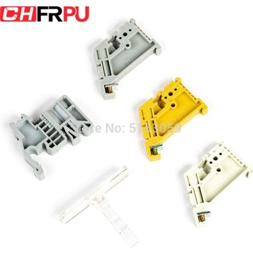 E/UK and EW 35 UK and SAK Terminal Blocks Din Rail End Bracket KLM-A Terminal Strip Marker Carrier Holder