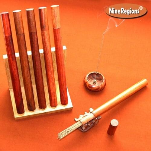 10g 40sticks quality natural Chinese HaiNan Aloeswood stick incense with rosewood tube aroma oud incenso Sweet elegant lasting