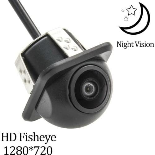 Owtosin HD 1280*720 Fisheye Lens Starlight Night Vision Rear View Camera Vehicle Parking Backup Camera Monitor Accessories