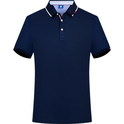 Summer new polo unlined upper garment of male lapel t-shirts overalls