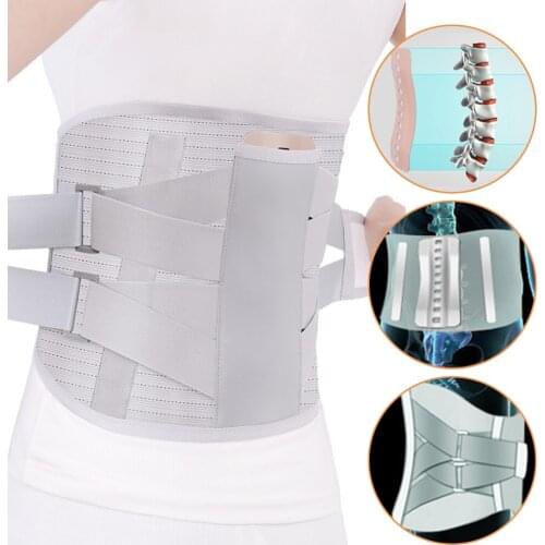 Men Medical Waist Support Lower Back Brace Waist Belt Spine Support Women Belts Orthopedic Back Support Lumbar Corset Breathable