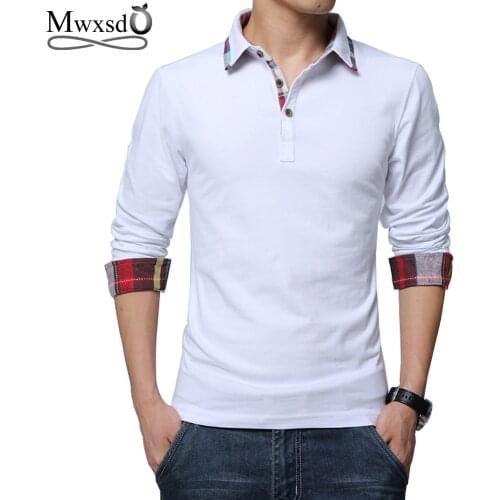Mwxsd Long Sleeve Polos For Men